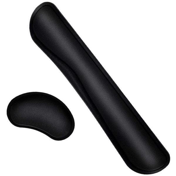 IC Håndleddstøtte for datatastatur og musematte Støtte Memory Foam Sett