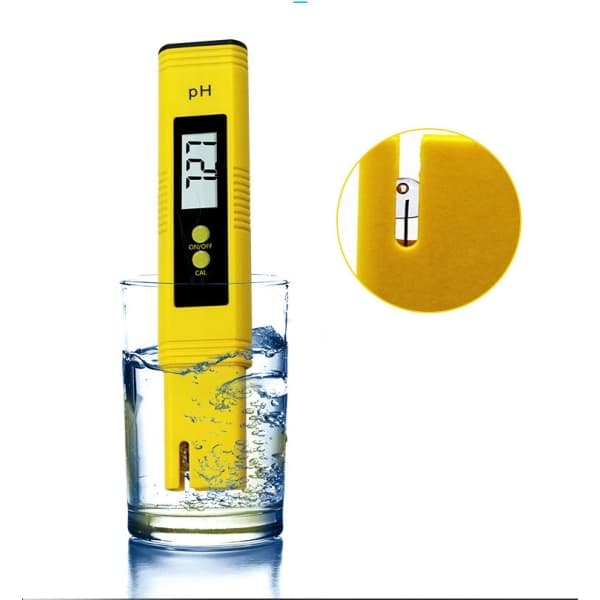 IC PH-testipenna PH-mittari Vedenlaadunilmaisin, Keltainen