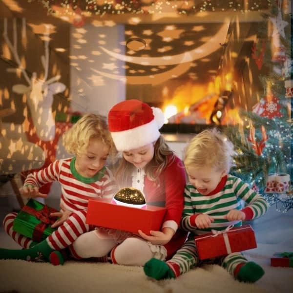 IC Nattlys med musikk & timer, Stjernelys-projektor - Lydmaskin for baby