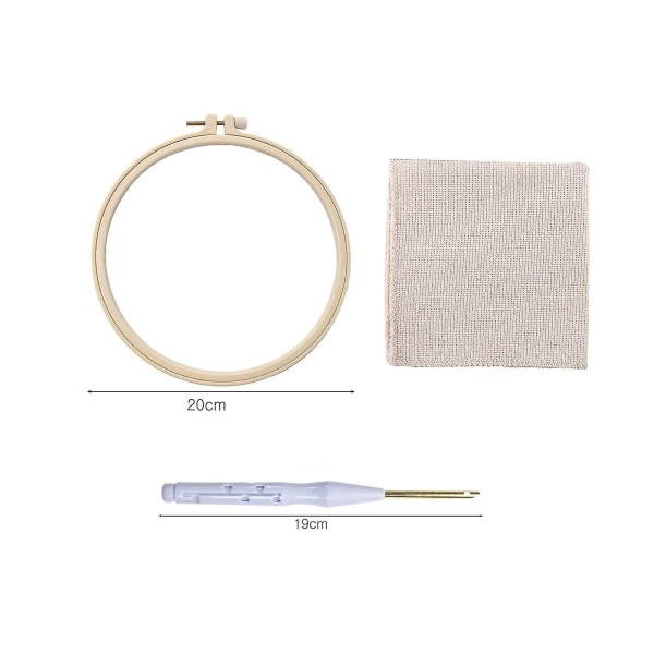 IC CNE-stemplet broderistartkit med broderiho