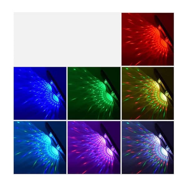 LED Inredningsbelysning Bil, USB Bil Omgivningsbelysning Styrbar