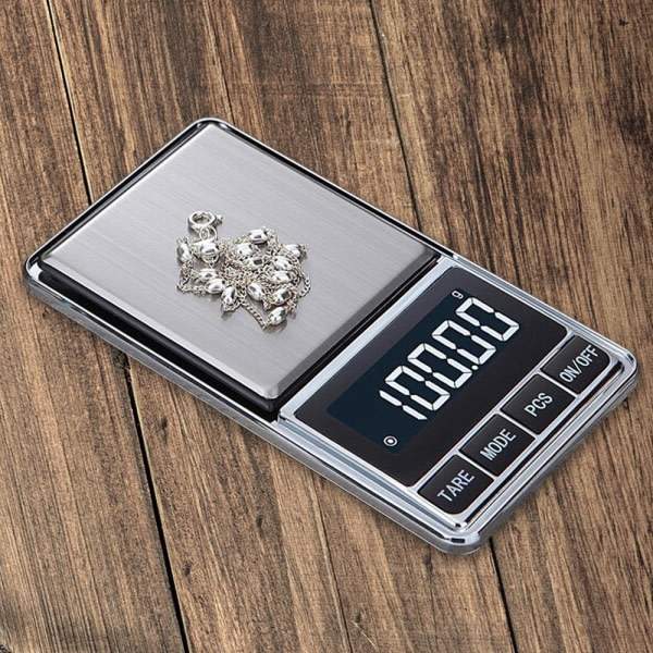 IC Digital Minivæg, 0,1 - 500 gram Sort