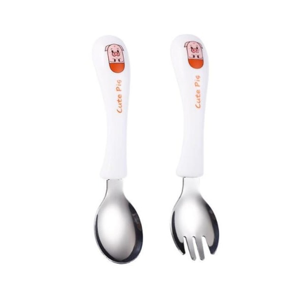 IG Set 2st skedgaffel plasthandtag/Bestick