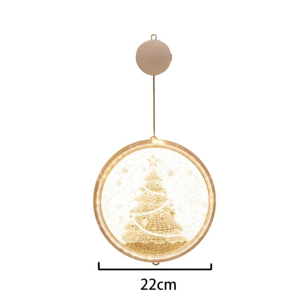 IC Julbelysning Dekor Hängande Fairy Lights Batteridriven 22cm Julgran