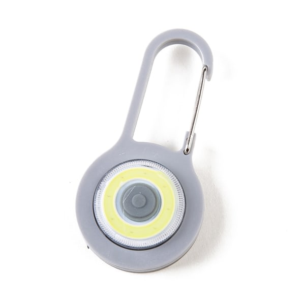 IC Multifunksjonell LED-lampe for bærbar nøkkelring for fotturer Grå