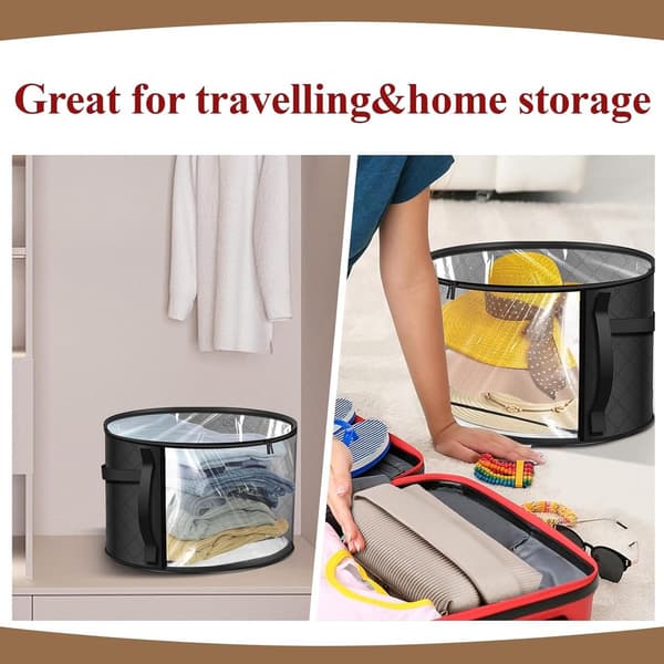 Transparent - hat bag - ladies - Hat storage bag - toy storage - Storage box - hat box - Hat storage box