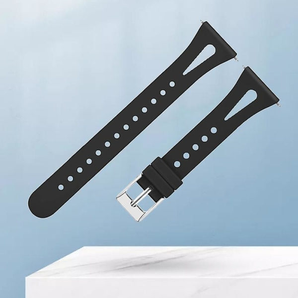 Vattentätt armband i silikon för Fitbit Versa2/Versa Lite/Versa - Vinröd, Small