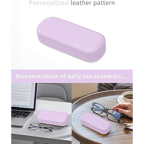 5 - cm - Purple - Universal - Sunglasses Case - Hard - Glasses Case - Large - Simple - Stylish - Strong - Durable
