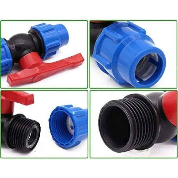 Klar Afspærringsventil til 32mm (32mm) HDPE eller Alkalisk Vandrør