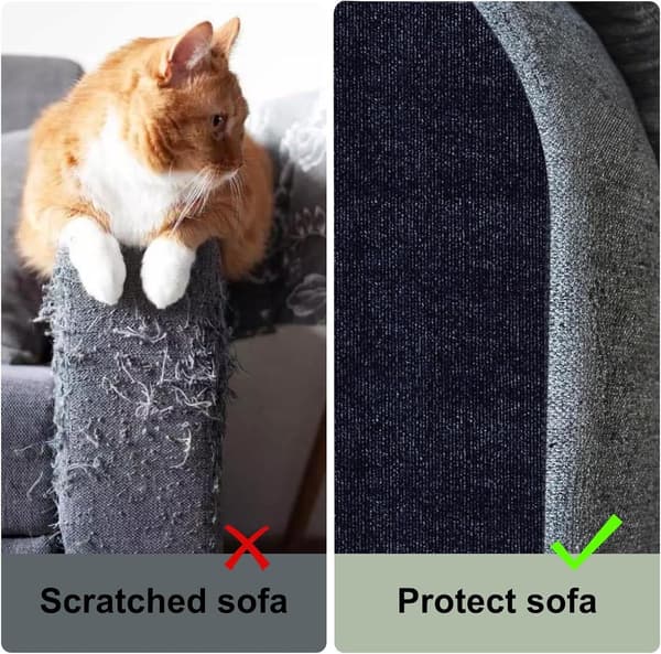 Scratching Mat - Cats - 40cm×200cm - Anti-fray - Scratch Board - Furniture Protector - Cat Wall - Sofa - Sofas - Armchairs - Easy - Install