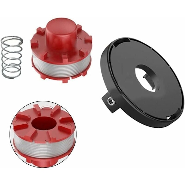 Linespole og spolekapsel til Einhell CECT 36/30 LI E SOLO, AGILLO 36/255 BL buskrydder, trimmer line..DEBUNS
