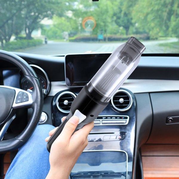 Bildammsugare 5500Pa Kraftfull Sug Handhållen Dammsugare Sladdlös Power USB Laddningsbar Bärbar 3 i 1 Dammsugare för Husdjurshår i Bil Hem C