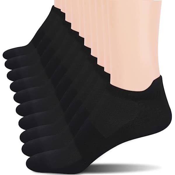 IC 10 par Dam Ankelstrumpor Tunna Mjuka Athletic Low Cut Strumpor med flik