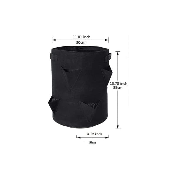 IC 2-pack Trädgårdsväxtpåsar, 6 påsar Utomhus non-woven växtpåsar