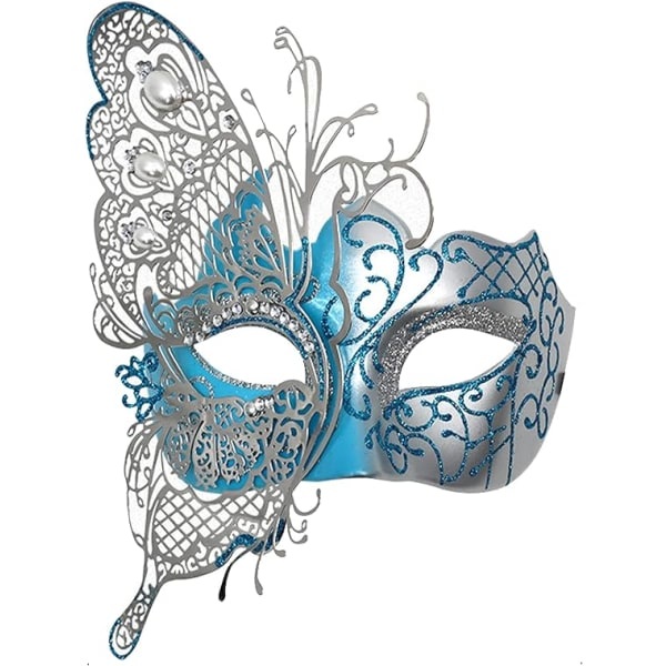 Maskset för par, män romerska grekiska masker kvinnor venetiansk mask för Halloween Mardi Gras