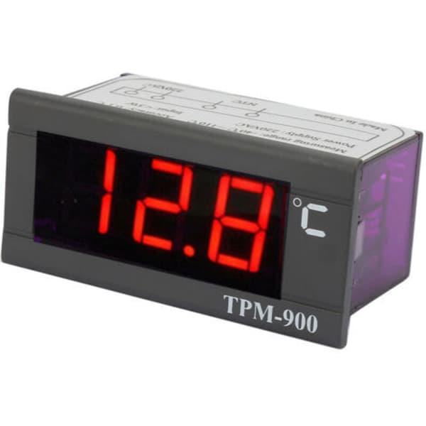 TPM-900 220V Digital temperaturregulator LED-indikator med termostat og sensor