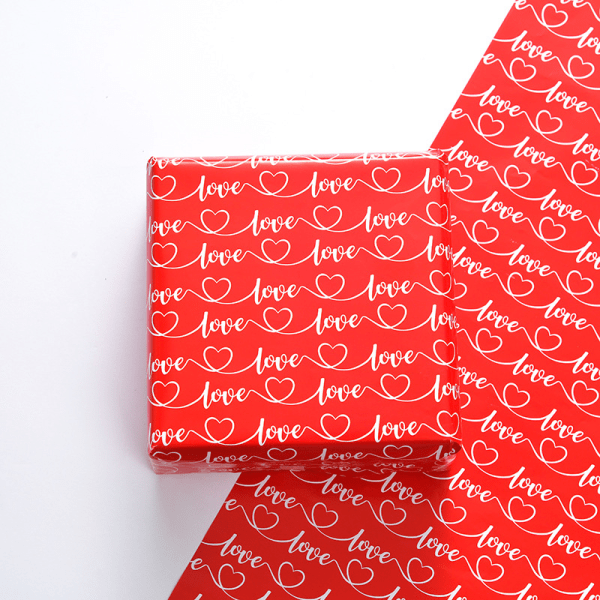 IC 6-pack med 6 mönsterdesigner Alla hjärtans dag presentpapper Presentbutik Presentpapper Utsökt presentförpackning omslagspapper