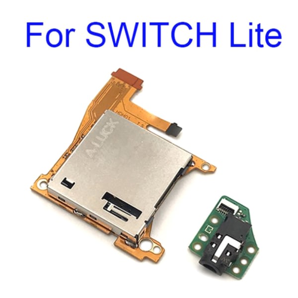 IC För NS Switch Lite spelkortplatsuttag med hörlurar för hörlurar