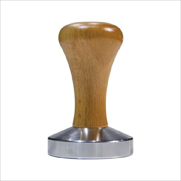 IC Kaffetamper, för kaffekoppar, naturligt trä, 58mm
