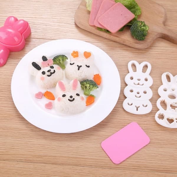 IC e Cat Sushi Formbakere Bento Sandwich Dekorasjon Onigiri