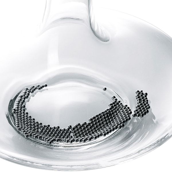 200 stk vinflaske- og te-flekkrensende kuler karaff vannpipe kopp glass bunn