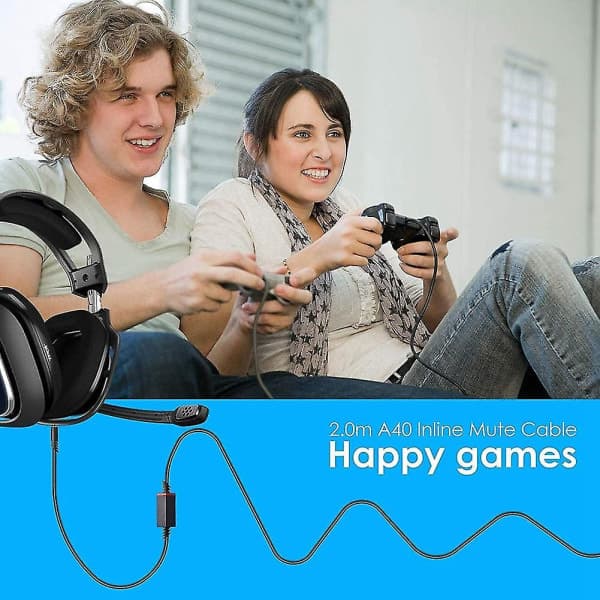 IC CNE Ersättningsheadsetkabel, Til Astro A10/a40 Gaming