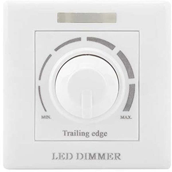 LED Dimmer Switch, 220V 200W med Infraröd Fjärrkontroll LED Dimmer Switch Universal Ljusdimmer Knappbrytare Dimmer Switch, DEBUNS