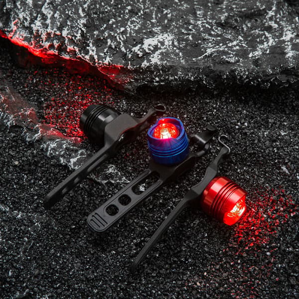 IC Aluminium LED-cykel bakljus Hög utomhuscykelutrustning Röd