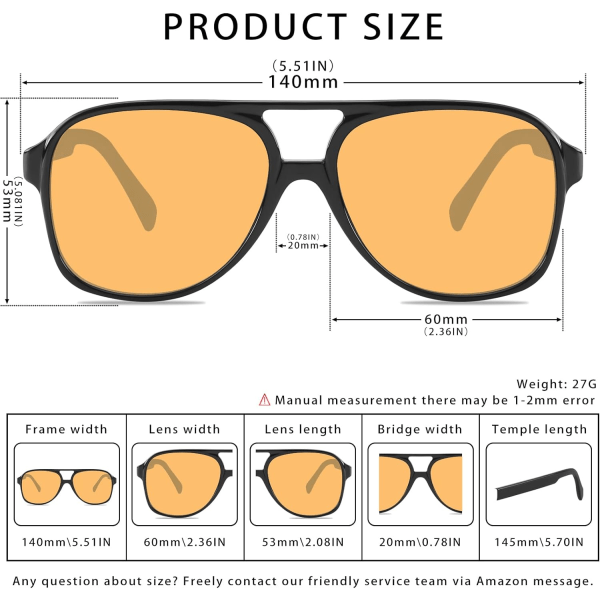 IC Klassinen Vintage Aviator-aurinkolasit naisille ja miehille, suuret kehykset, retro 70-luvun aurinkolasit