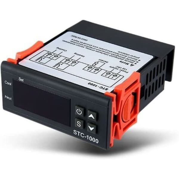 STC-1000 220V Universell Termostat Temperaturkontroller Kalibrering Fahrenheit & Celsius Display + Sensor Probe