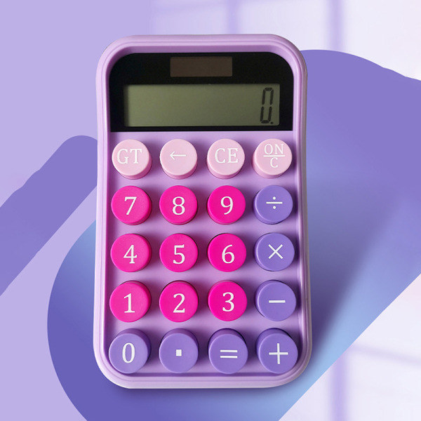 IC Piirretty Candy Color Hiljainen Laskin Mekaninen Näppäimistö Pöytä A3