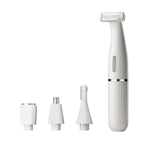 IC Epilator för kvinnor, epilator för ansikte, rakhyvel för intimt område, 4-i-1