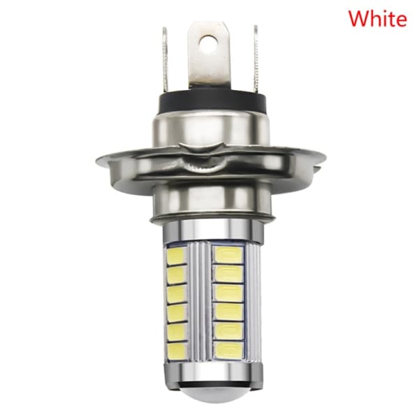 2kpl H4 LED-lamppu Auton ajovalot 33 SMD 5630 5730 Polttimo Auto Valkoinen 2kpl