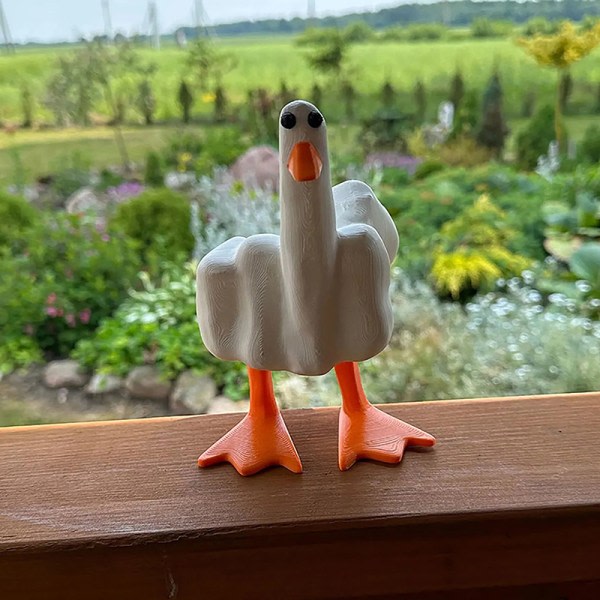 IC Nya Duck You Kreativa Långfinger-Ankprydnader