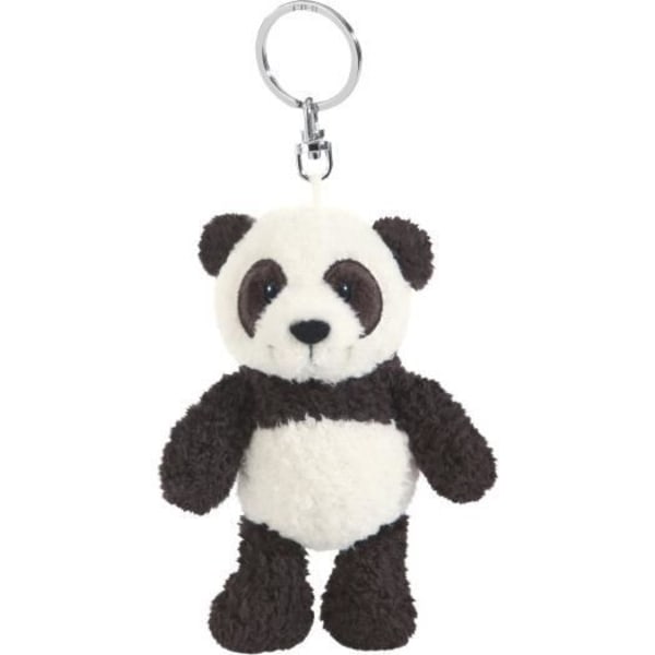 Nici nyckelring Panda junior mjukis 10 cm sort/vit IC