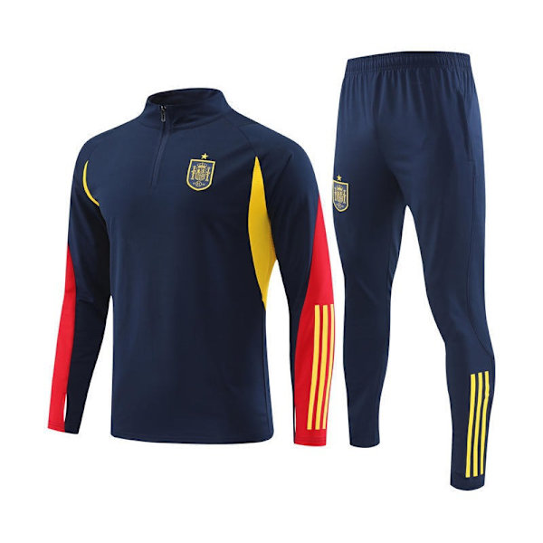 Fotballtreningsdrakt for høst og vinter, langarmet trøye, herre, kamp, voksen, utseende, uniformsett Complete Set L