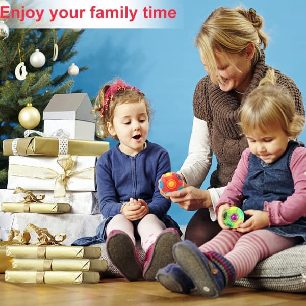 IC Magic Rainbow Puzzle Ball, Fidget Ball Puslespill Kul stress stil 3