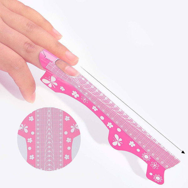IC 50st/rulle Nagel Extensions Stencil Klistermärke Naglar UV Extensions Ge