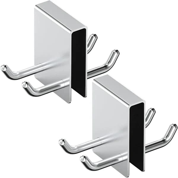 1 pc Shower Hanger No Drilling Towel Holder Razor Holder with Sponge