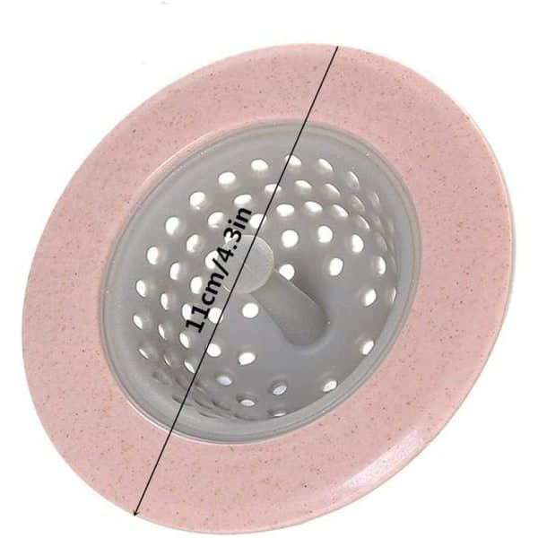 IC Universal Pop Up Sink Plugs, Hårfälla, diskbänkssil diskbänkspropp diskbänkssil mot igensättning av silikon diskbänkssil cover