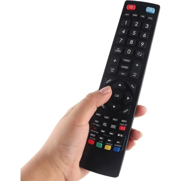 IC Universal fjernkontroll, smart TV-fjernkontroll for erstatning, passer til Alba B