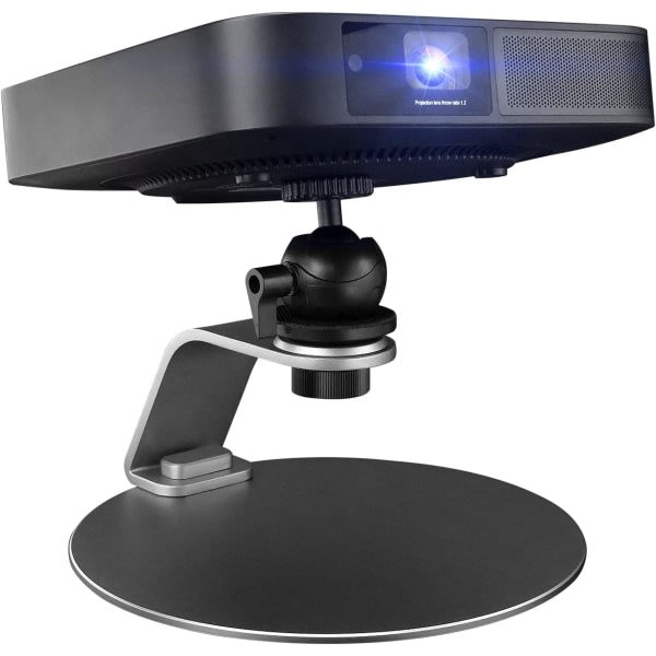 IC Bevegelig projektorstativ med 38 mm kulehode, justerbar, bærbar skrivebordsprojektorfeste.