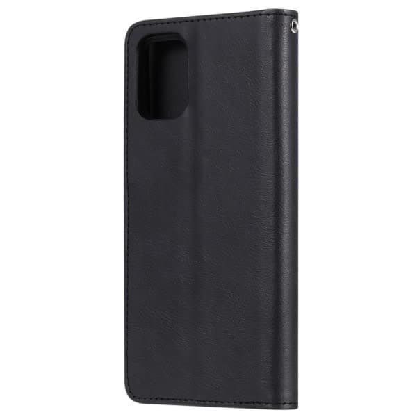 Samsung Galaxy A71 - 2i1 Magnetisk Skal / Pung Etui - Sort Sort Sort