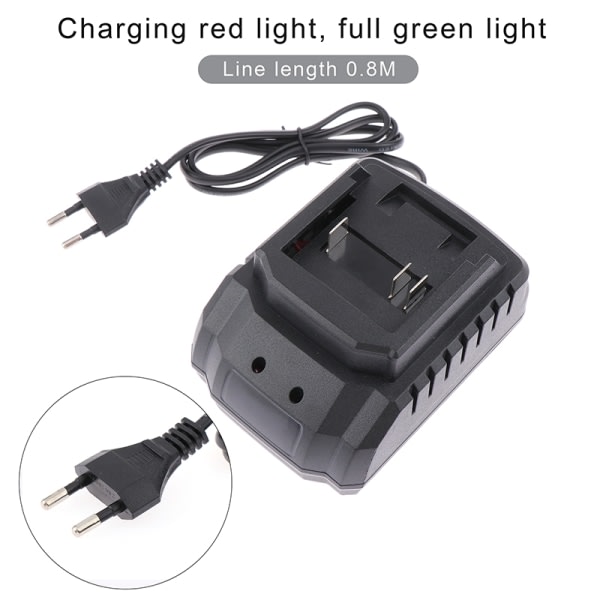 IC Batteriladdarebyte för Makita 21V Li-ion Batteri Snabb EU 0.8A One Size