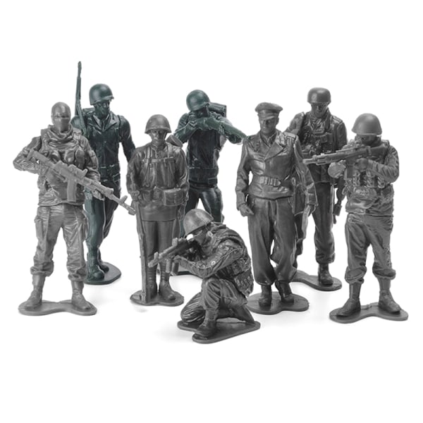 IC 4D Assembly 1/18 Soldat Soldat Model Doll 8st/ Set Boys' War