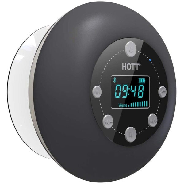 IC Vattentät duschradio, trådlös handsfree stereo Bluetooth