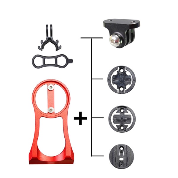 IC Cykelförlängningsfäste Fäster Houder Lätt ram ridning equi Black