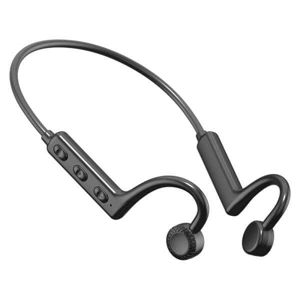 Trådløse Bluetooth-hodetelefoner Sport Benledning Med Mic