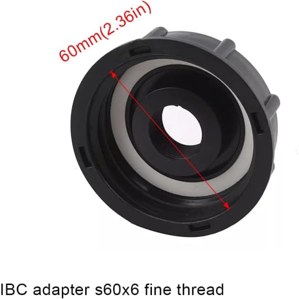 IC Stykker IBC Drænings Tank Adapter Plast Vandtank Lås Adapter t