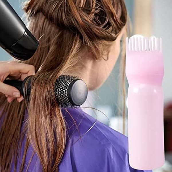 3-pack - Vit - Lila - Rosa - Applikatorflaskor - Hårfärgning - Påfyllningsbara - Plastflaskor - Hårfärgsflaskor - med - Skala